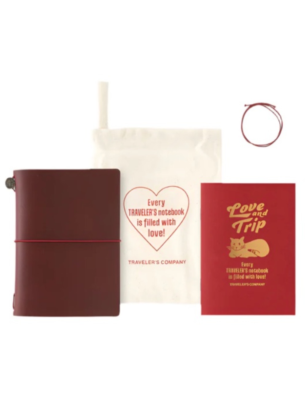 Limited Edition Traveler’s Notebook Love and Trip Passport Size